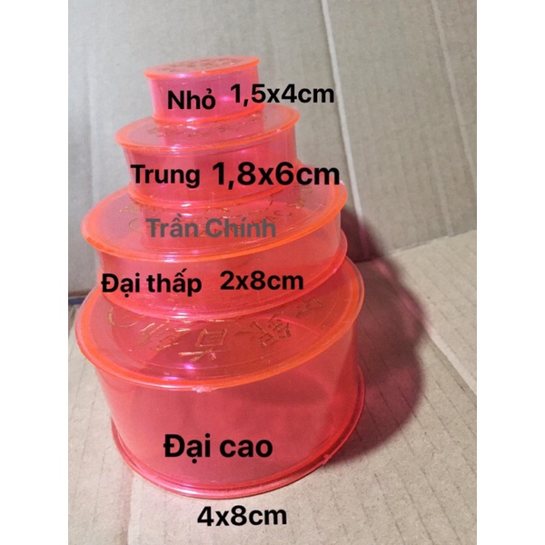 Combo-10 hộp mica để vòng và nhẫn có nhiều size