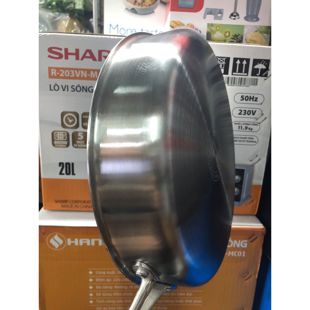 Chảo inox chống dính siêu bền siz28