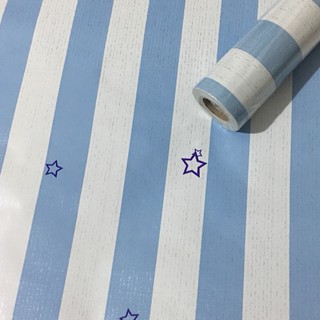 10M GIẤY DÁN TƯỜNG DỌC XANH SAO (kt: dài 10m x rông 45cm / cuôn) 5202