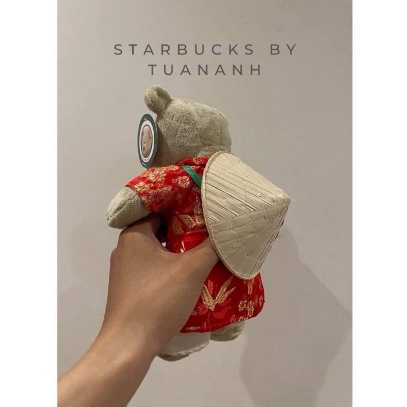 Gấu Bông Starbucks Traditional Dress Of Vietnam