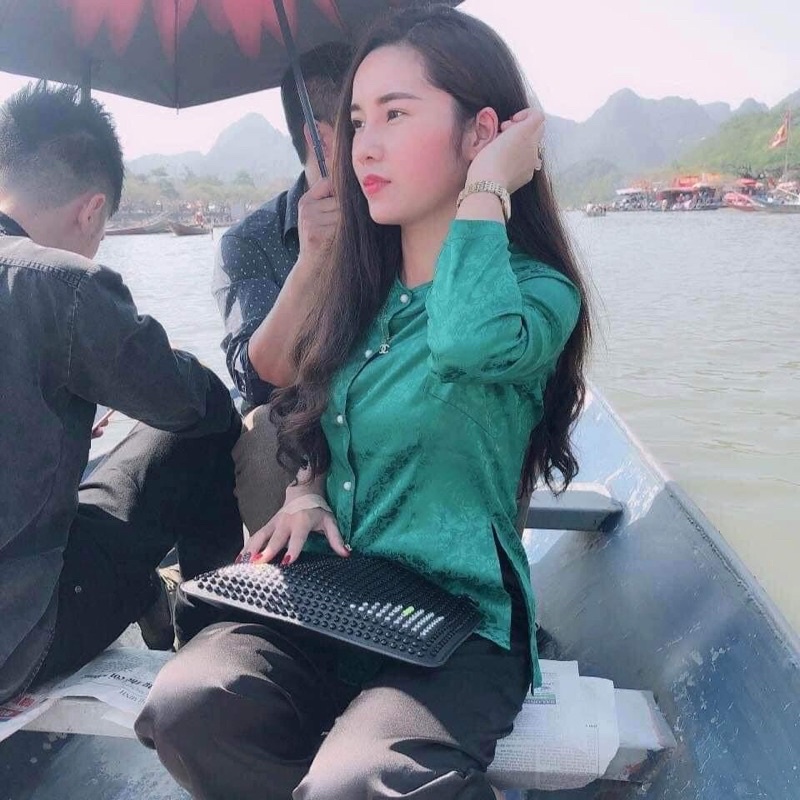 bộ Áo bà ba gấm đi lễ chùa đẹp cao cấp | BigBuy360 - bigbuy360.vn