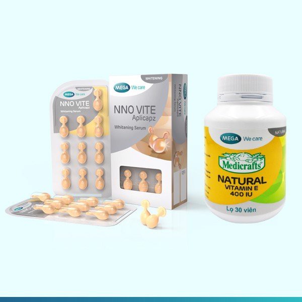 Serum Dưỡng Trắng Da Mờ Nám Mờ Tàn Nhang Chống Oxy Hóa Da - NNO VITE APLICAPZ Whitening Serum Vỉ 10 viên