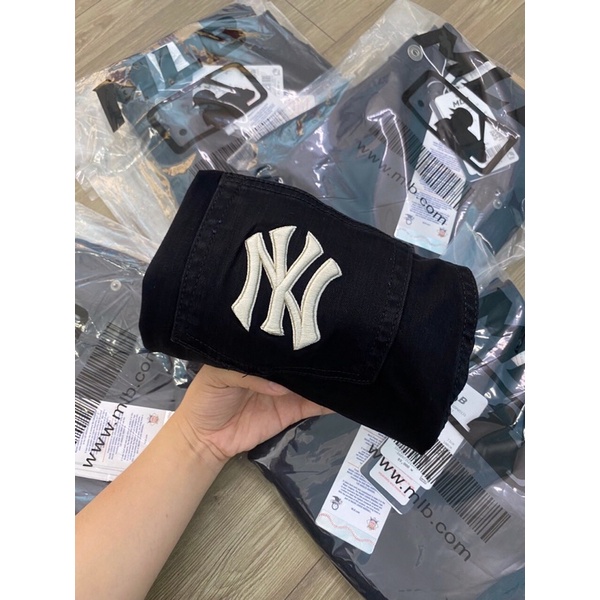 Quần jean basic YANKEES ml//b Logo thêu FULL TAG CODE Chuẩn Hãng