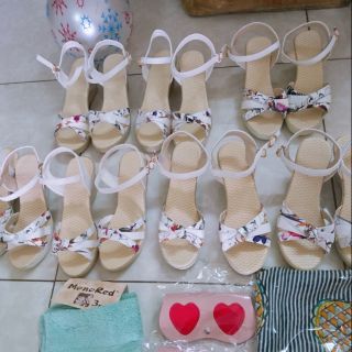 Sandal đế xuồng nhũ óng ánh
