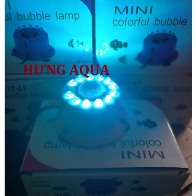 ĐÈN LED MINI TÍCH HỢP ĐÁ SỦI OXY TRANG TRÍ BỂ CÁ, ĐÁ SỦI OXY CÓ ĐÈN BỂ CÁ CẢNH