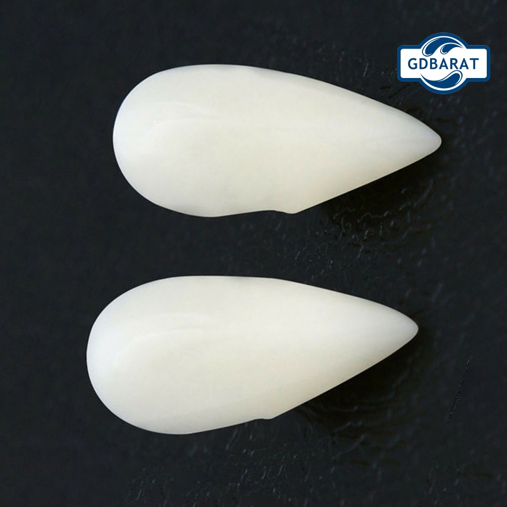 Bộ 2 Răng Nanh Giả 13/15/17/19mm Dùng Hóa Trang Halloween