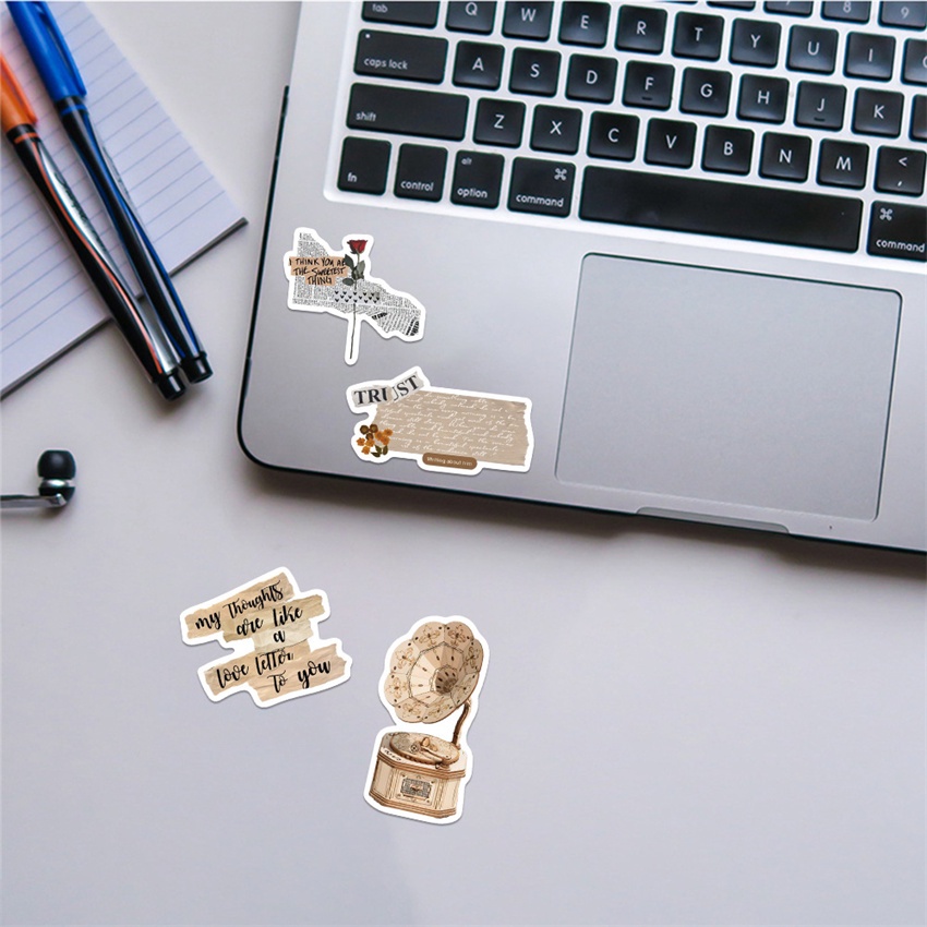 102 Chiếc / Bộ ❉ Phục Hưng. Sticker Dán Trang Trí Phong Cách Retro Nghệ Thuật ❉ Miếng Dán Đề Can Thời Trang Chống Nước Hỗn Hợp DIY