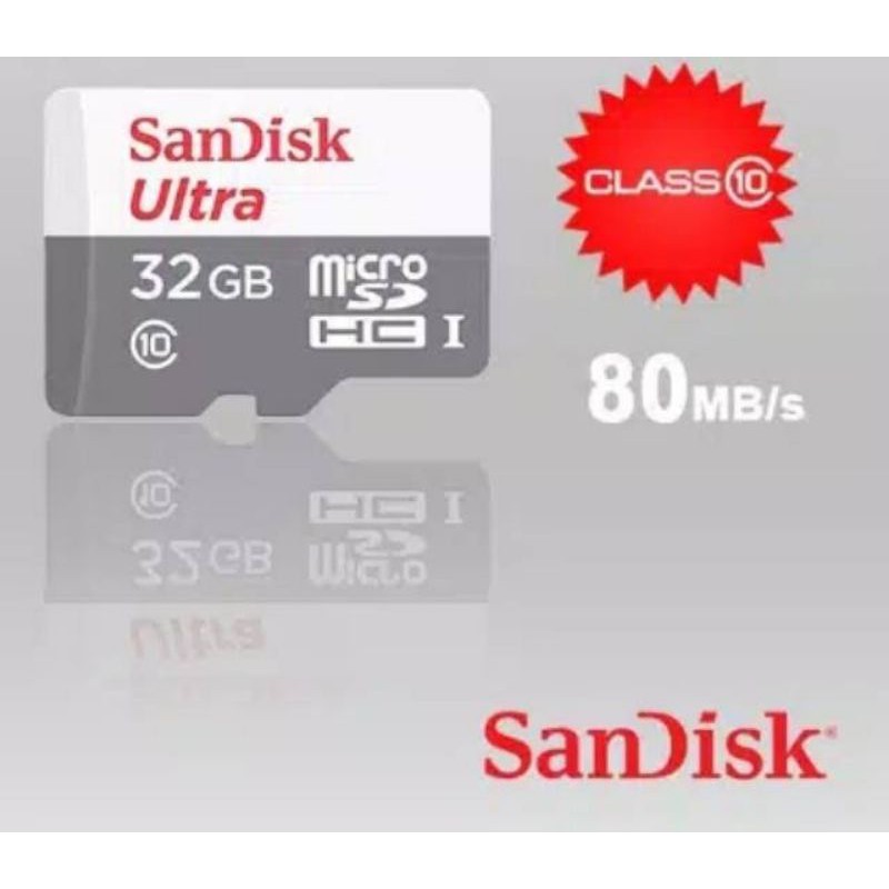 Thẻ Nhớ Sandisk Ultra 32gb Class 10 Micro Sdxc Uhs-1 Chính Hãng