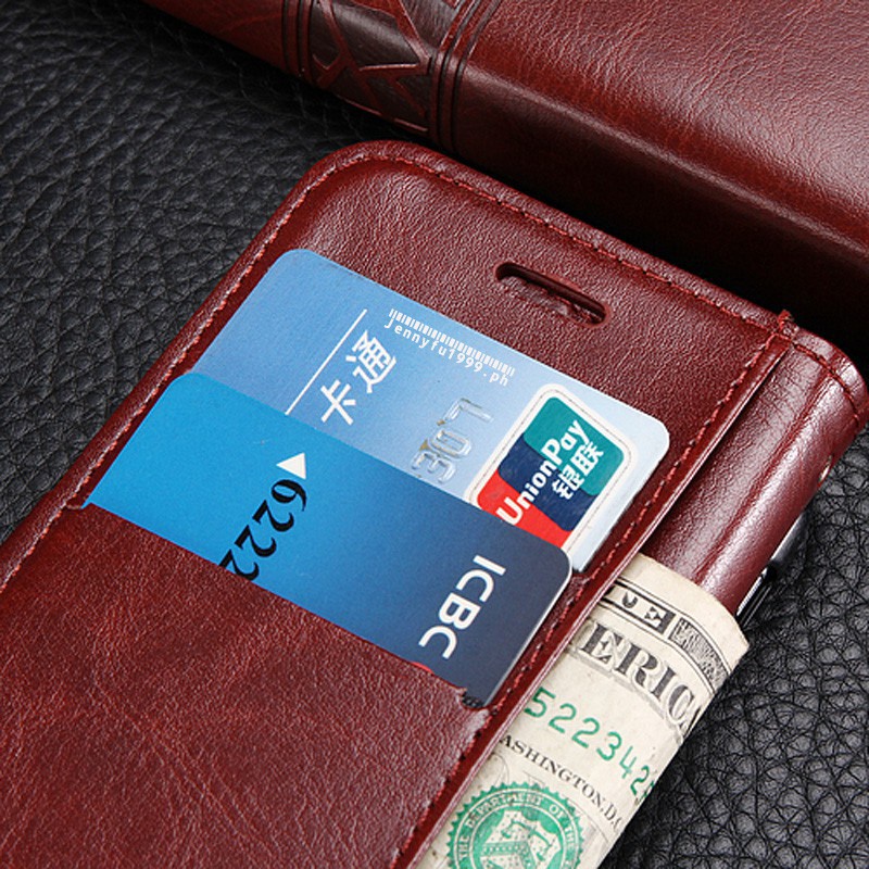 Lật Bao Da Điện Thoại Kiểu Ví Tiền Cho Samsung Note Fan Edition / Note Fe / Note 7
