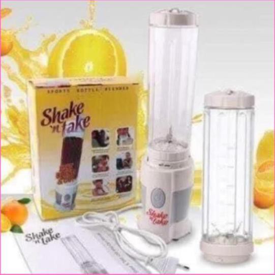 Máy xay sinh tố 2 cối shake and take siêu tiện lợi