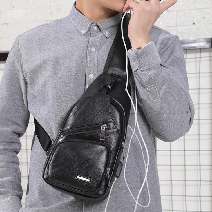 Túi Chéo Da Nam Nữ DHV28 Cao Cấp Da Lì Bảo Hành 12 Tháng | BigBuy360 - bigbuy360.vn