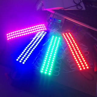 VỈ 20 THANH LED HẮT 3 MẮT 12v - 1,5w CÁC MÀU