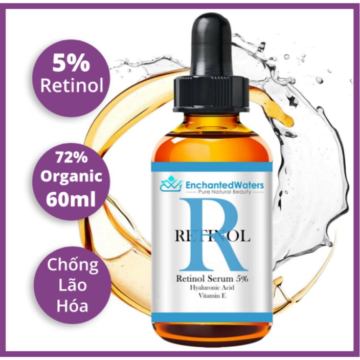 Retinol 5% Complex - Enchanted Waters - Tinh Chất Chống Lão Hóa Hàng Đầu - Sunday Riley Retinol - Dermalogica Retinol