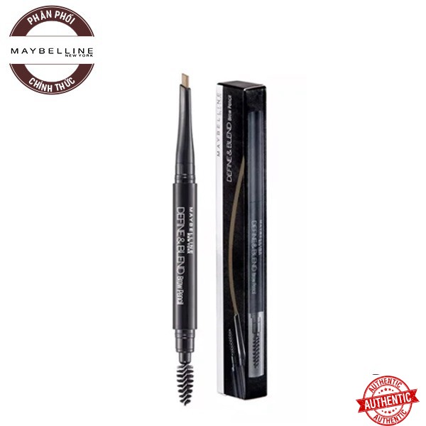 [Mã giảm giá] Chì Kẻ Mày Ngang Maybelline Define & Blend Brow Pencil 0.16g