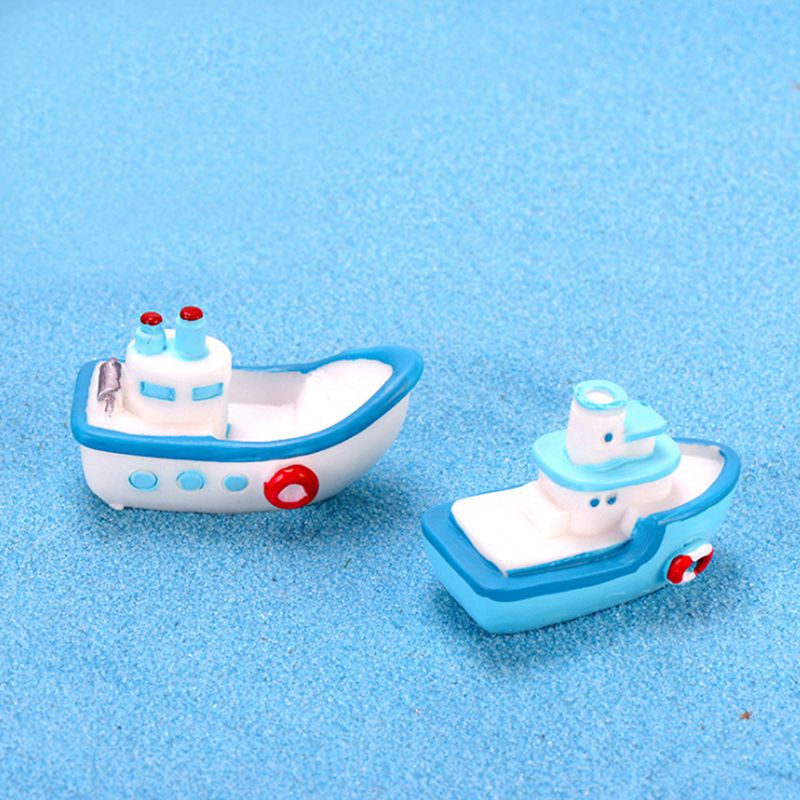 1 Đồ trang trí Thuyền Nhỏ Trang Trí Sân Vườn