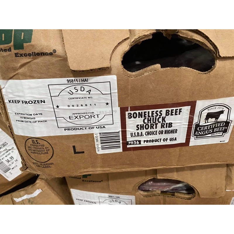 Ba rọi bò mỹ - khay 500g