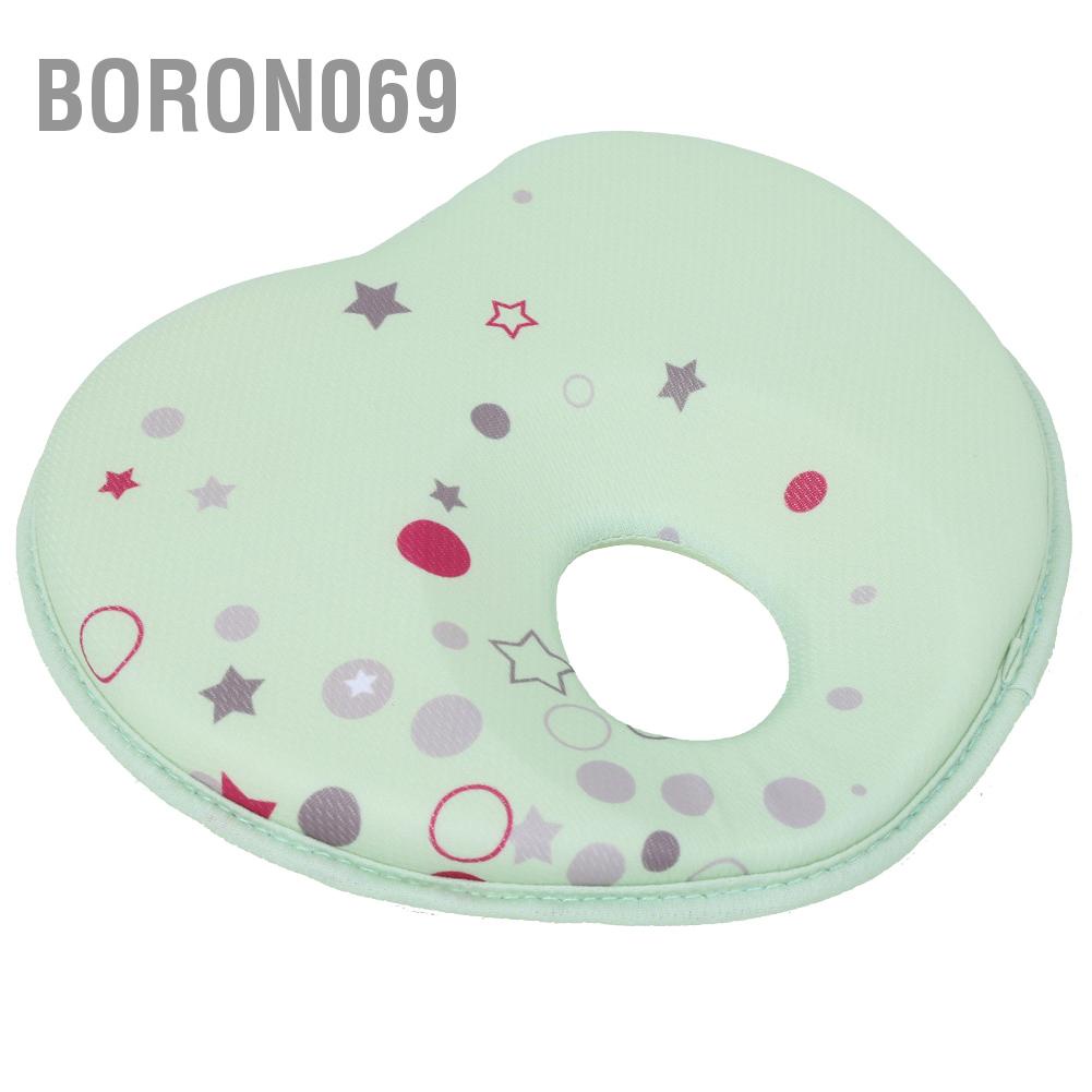 Boron069 Gối cho trẻ sơ sinh Ngăn ngừa đầu phẳng Chống cuộn định vị khi ngủ