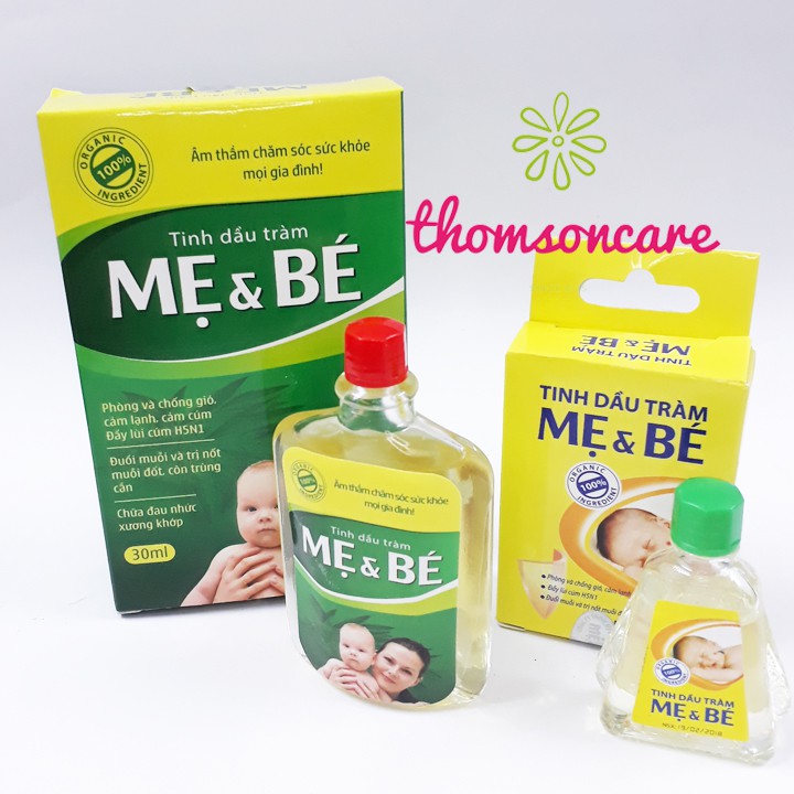 Tinh Dầu Tràm Mẹ và Bé