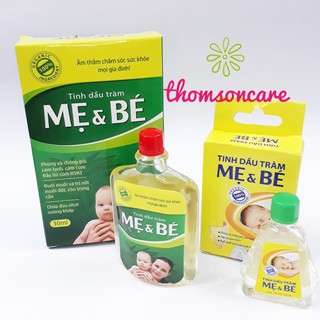 Tinh dầu tràm mẹ và bé