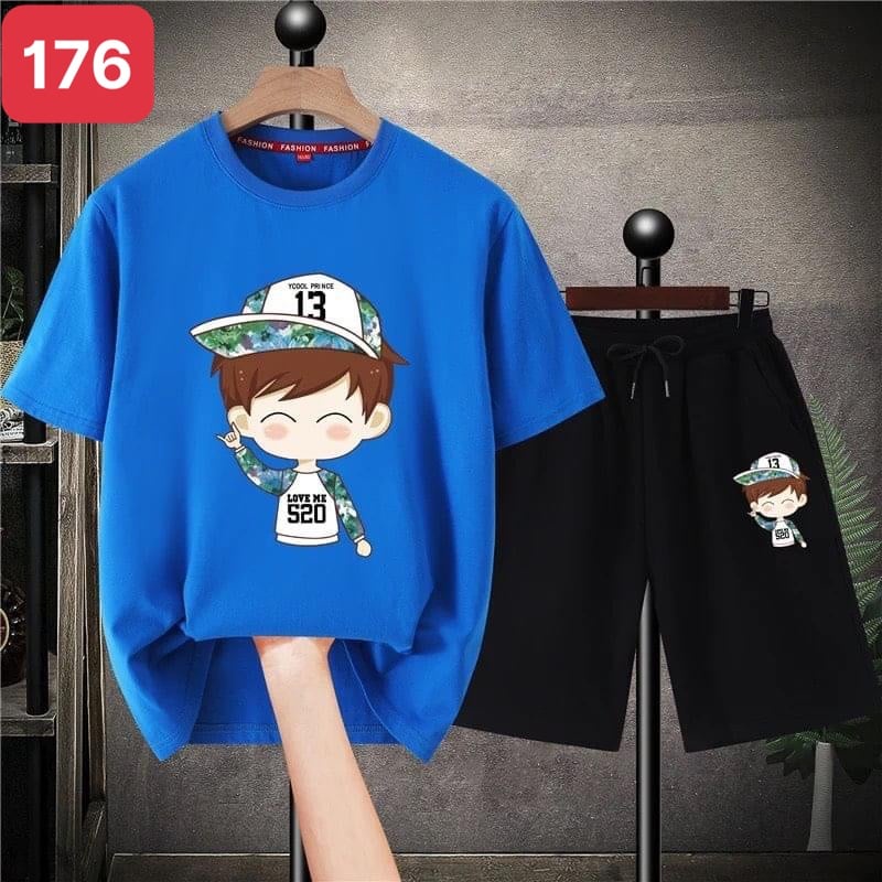 Quần Áo Trẻ Em - Bộ Đồ Bé Trai Hàn Quốc Chất Thun Cotton Lạnh Co Giản 4 Chiều size Từ 18-40kg