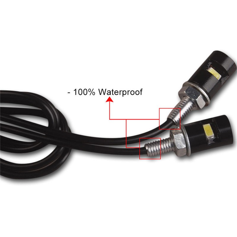 Set 2 đèn LED SMD gắn biển số xe ô tô chuyên dụng