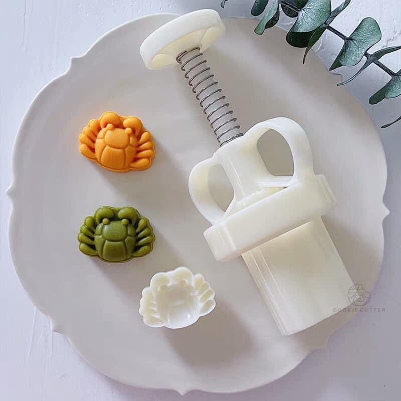 Khuôn con Cua 20gr khuôn bánh trung thu khuôn bánh dứa