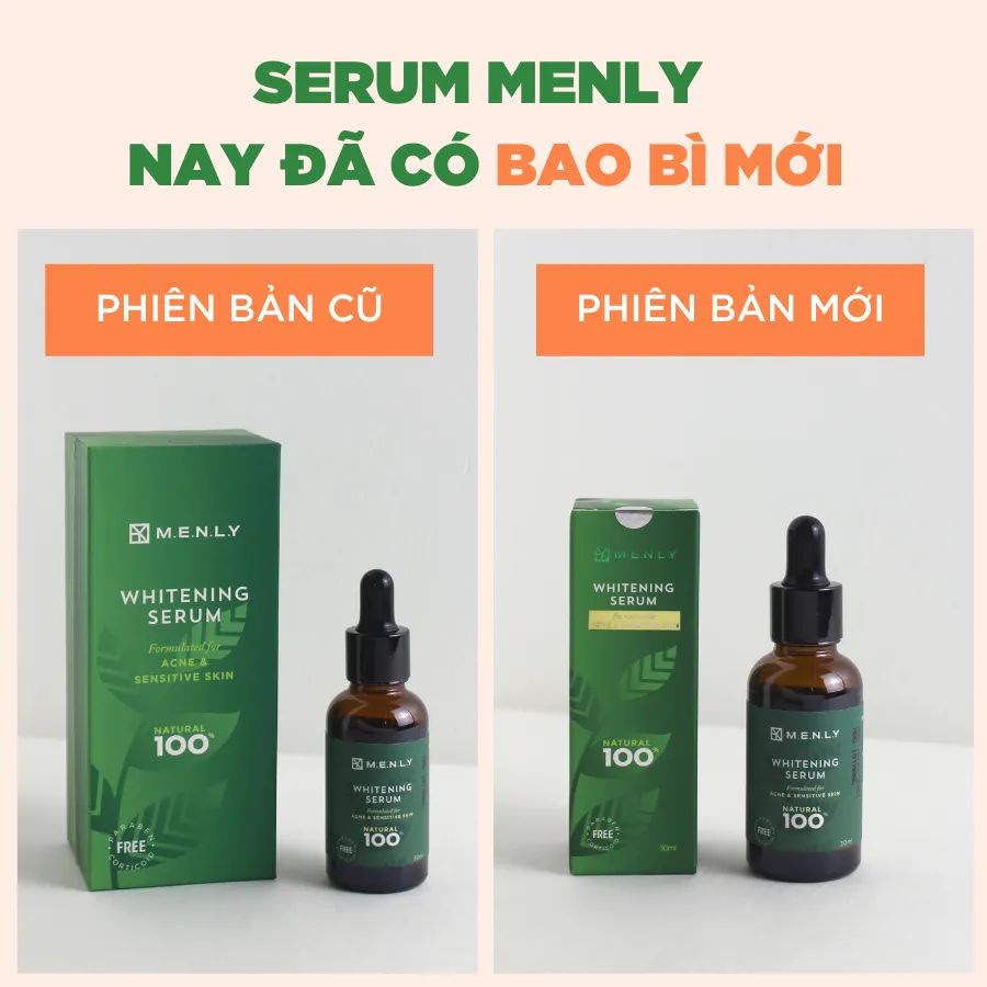 Serum dưỡng trắng da cho nam MENLY 30ml