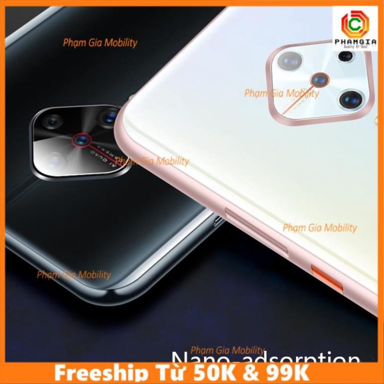 Set combo 2 Dán Cường Lực Camera Sau Vivo S1 Pro (2 Miếng) siêu dẻo nano, siêu bền và trong