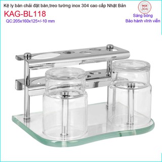 KỆ LY BÀN CHẢI KEM ĐÁNH RĂNG KACE KAG-BL118