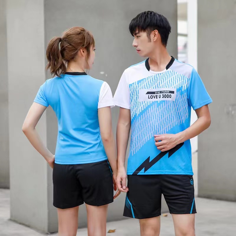 Bộ Đồ Thể Thao Tay Ngắn Nhanh Khô Thời Trang 2022 Cho Nam Và Nữ