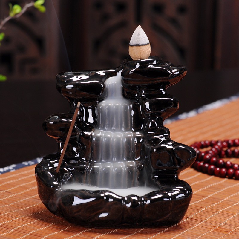 Thác khói trầm hương thác nước 5 tầng tặng 1 nụ trầm