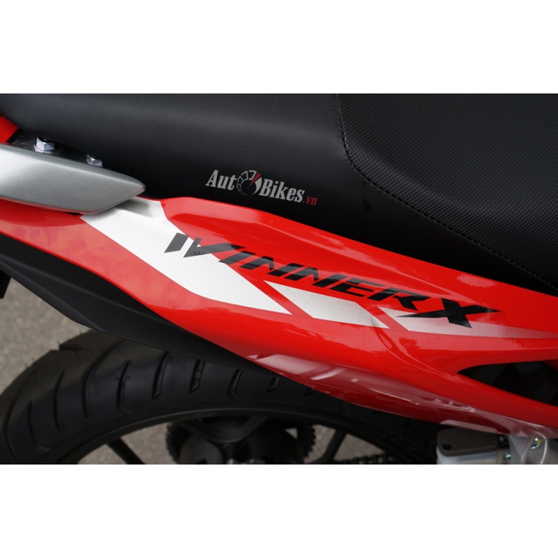 Tem rời dán xe Winner X 150i 2019 đỏ. Decal cao cấp chống nước, không bay màu