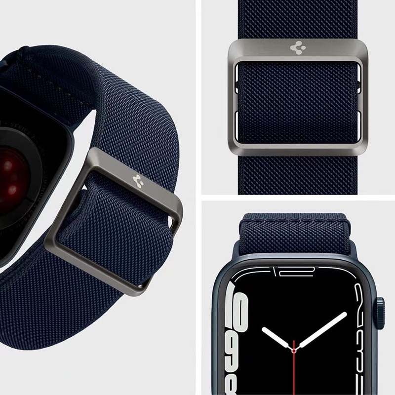 Dây Đeo Nylon Cho Đồng Hồ Thông Minh Apple iWatch Series 3 5 se 6 7 44mm 40mm 42mm 38mm 41mm 45mm