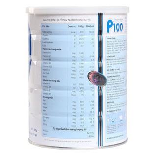 Sữa Bột P100 Hộp 900g