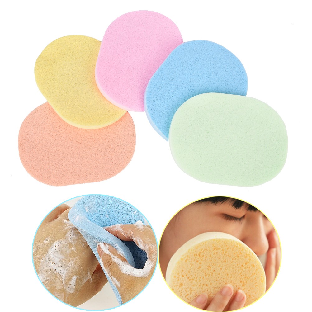 Bông rửa mặt bọt biển Massage Aroma Sponge Puff Hàn Quốc 7g