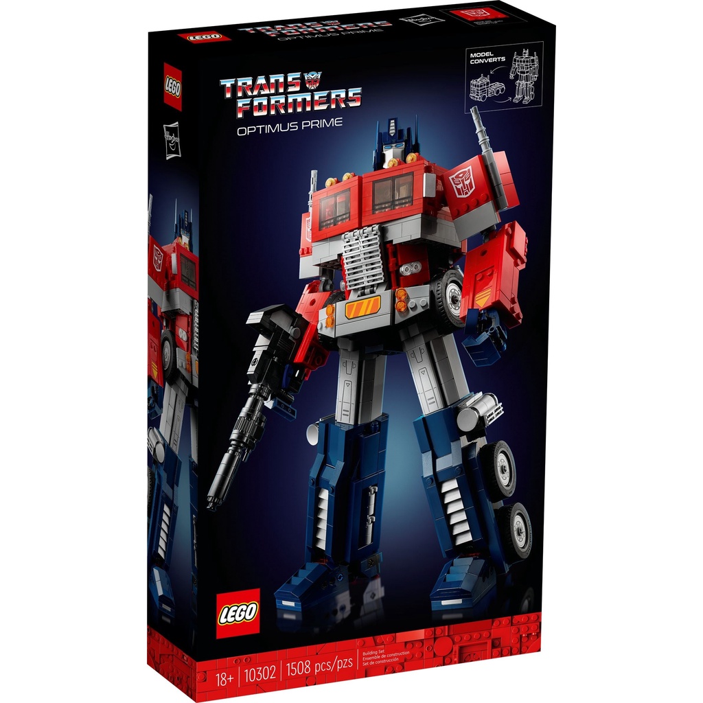 10302 Đồ chơi lắp ráp Iego® ICONS™ Optimus Prime - Đồ chơi xếp hình Người máy biến hình