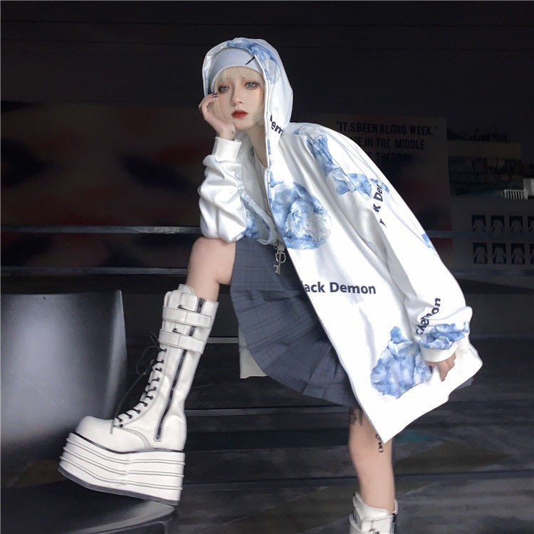 ÁO KHOÁC NỈ DÂY KÉO LOANG MÀU IN CHẤT NỈ NGOẠI VNXK MỀM MỊN SIÊU ĐẸP - HOODIE KHÓA ZIP LOANG MÀU IN HÌNH | BigBuy360 - bigbuy360.vn