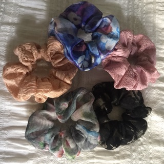 CỘT TÓC SCRUNCHIES VẢI HANDMADE ĐƠN GIẢN STYLE HÀN QUỐC