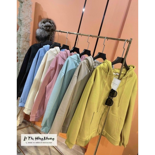 [FREESHIP - HÀNG LOẠI 1] ÁO KHOÁ NỈ CÓ MŨ 7 MÀU SIÊU XINH | BigBuy360 - bigbuy360.vn
