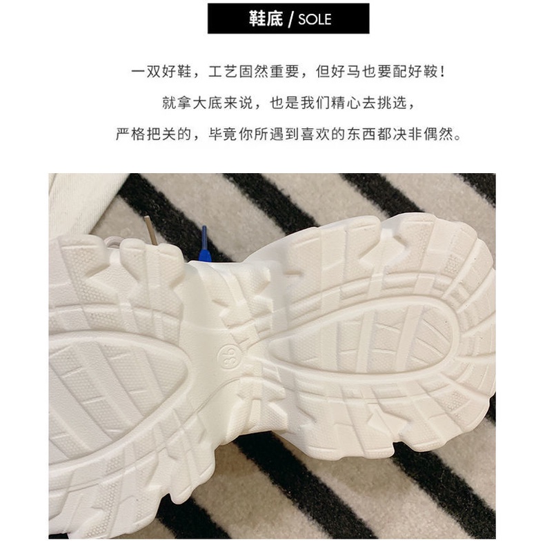 Giày thể thao nữ 7cm thoáng khí dây màu Kiểu dáng hàn quốc Zotac