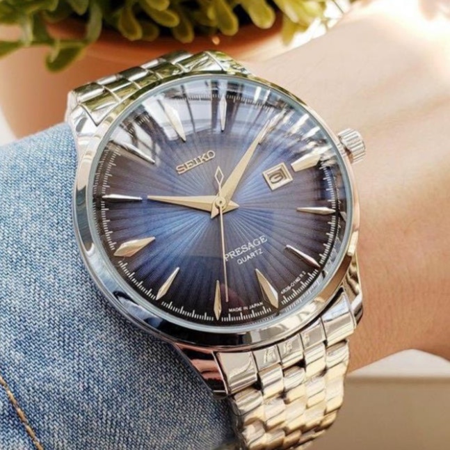 Đồng Hồ Nam Seiko- Đồng Hồ Nam Dây Kim Loại Cao Cấp Có Lịch Ngày Mặt Kính Chống Xước Chống Nước 3ATM Bảo Hành 24 Tháng | BigBuy360 - bigbuy360.vn