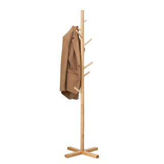 Cây treo quần áo gỗ standing hanger nội thất kiểu hàn - gỗ tự nhiên