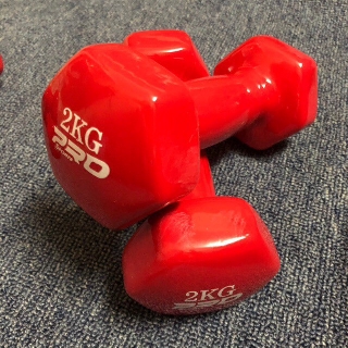 Tạ tay nữ bọc cao su 2kg tập Gym ( 1 đôi )