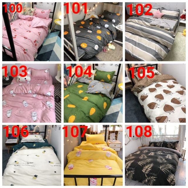 Bộ cotton poly nhập khẩu Chăn Phao, Trần hè. Mẫu mới bổ sung