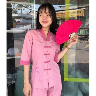 ( Ảnh Thật 100%) Đồ Lam Đi Chùa Hàng Đẹp Chất Lượng Cao