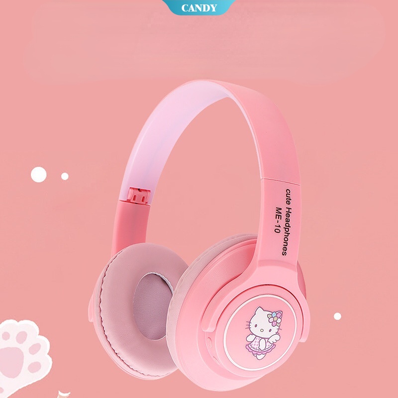 Tai Nghe Chụp Tai Chống Ồn Hình Hello Kitty Cho Android Universal