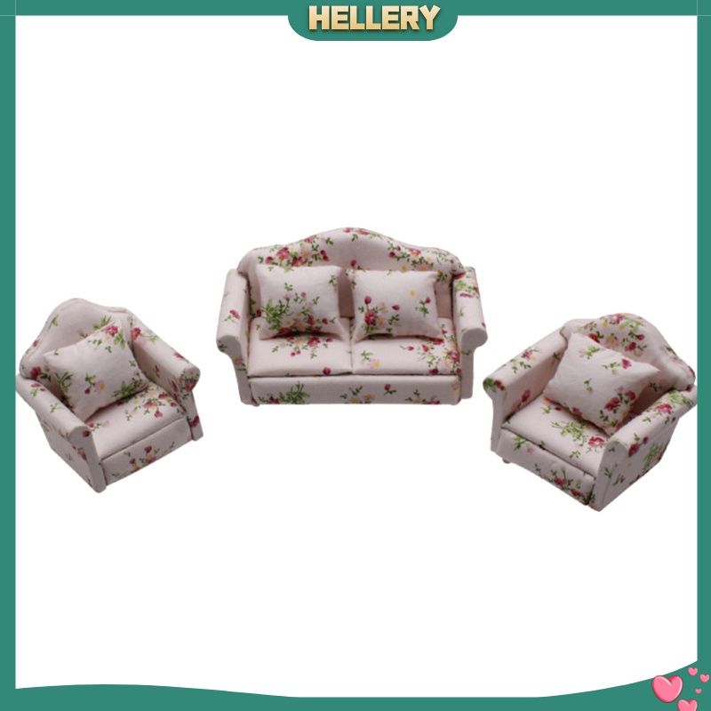 Mô Hình Ghế Sofa Tỉ Lệ 1: 12 Trang Trí Nhà Búp Bê