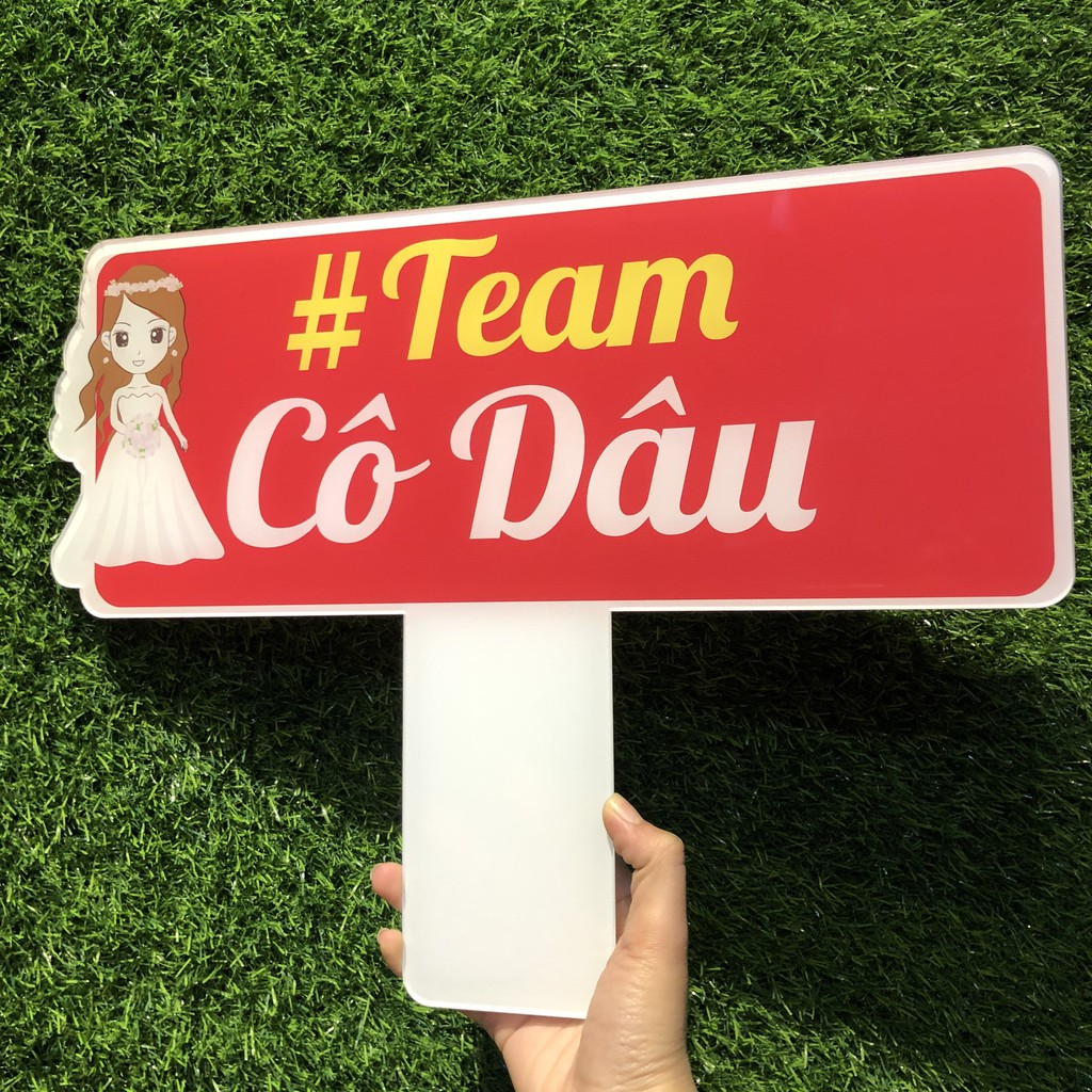 Bảng hashtag cầm tay chụp hình trong đám cưới - Thiết kế theo yêu cầu