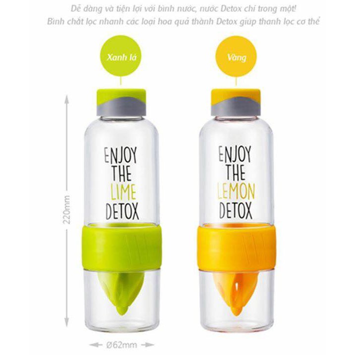 Bình Nước Detox Nhựa Tritan Lock&Lock ABF659