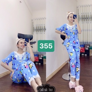 Đồ bộ ngắn tay vải lanh Hàn Quốc